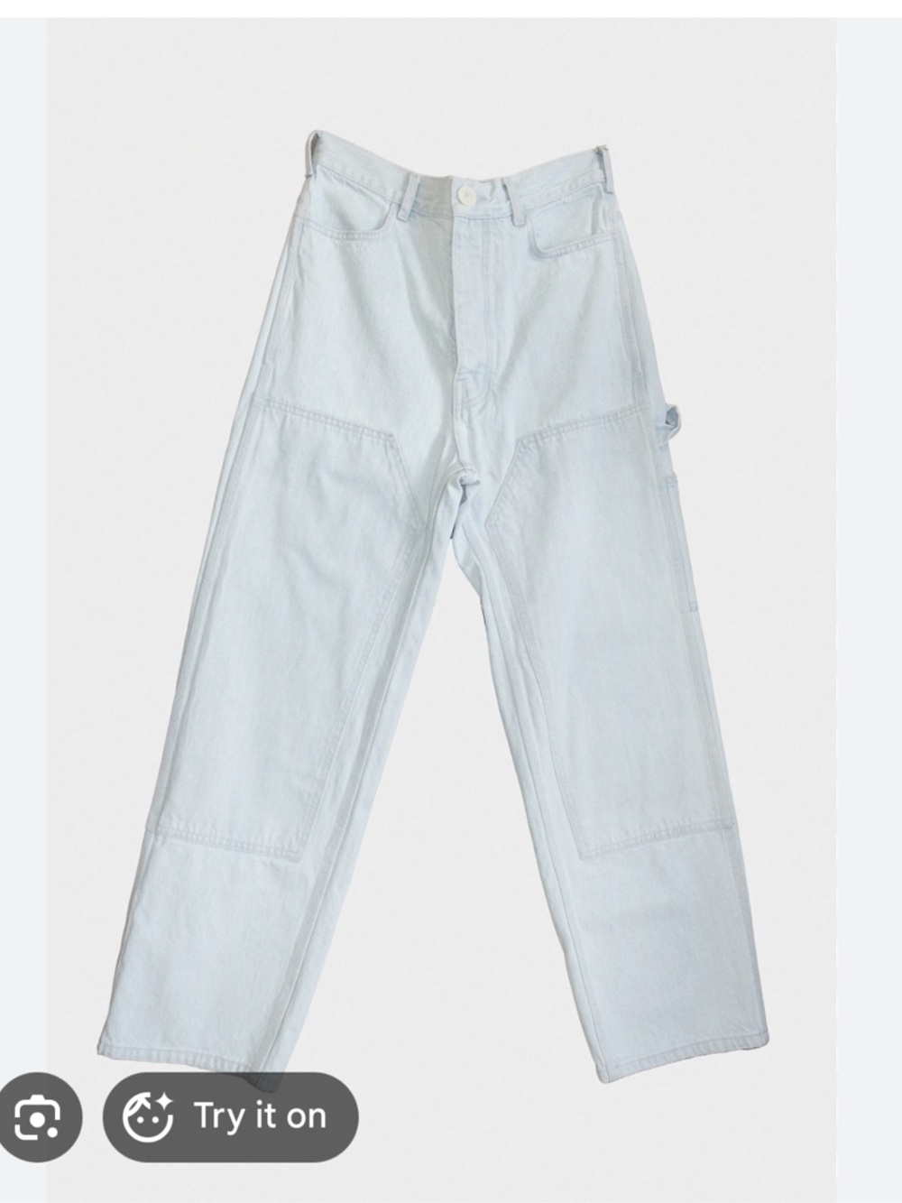 Jesse Kamm Handy Patch Jeans light blue size 4